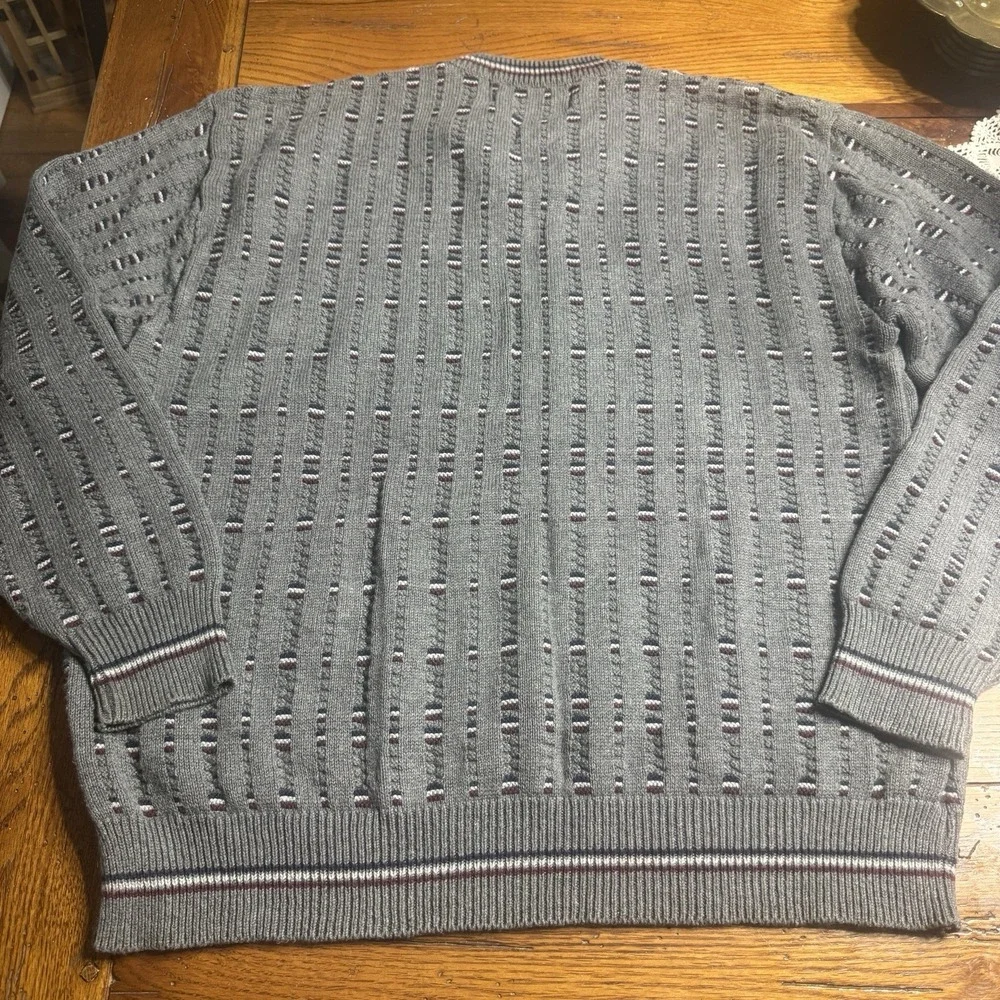 Shenandoah Sweater‎ Geometric Men's Size XL USA Made Vintage